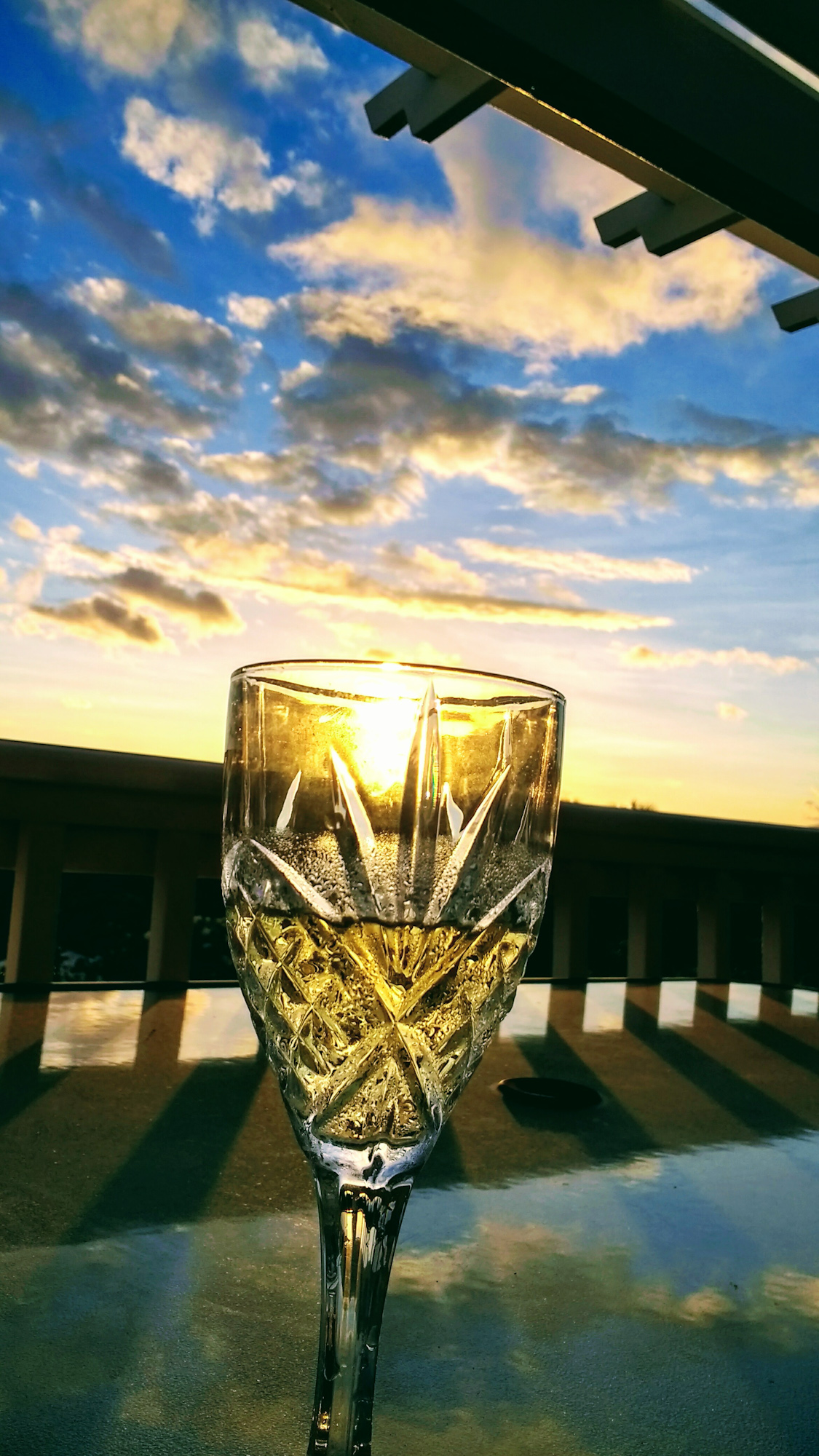 Sunset on VanBlarigan porch